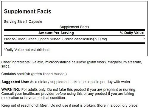 New Zealand Green Lipped Mussel 500 mg - Image 7