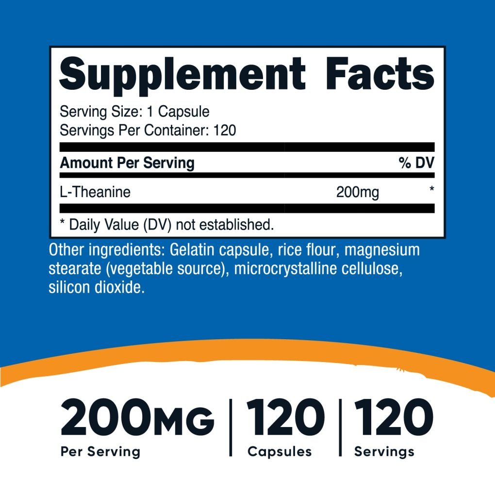 Nutricost L-Theanine Capsules - Image 2
