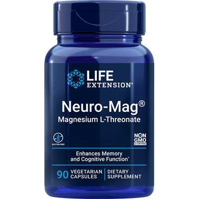 Life Extension, Neuro-Mag, Magnesium L-Threonate, 90 Vegetarian Capsules