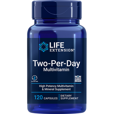 Life Extension, Two-Per-Day Multivitamin, 120 Capsules