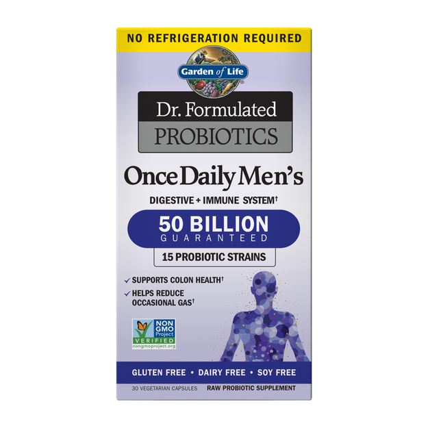 Dr. Formulated Probiotics Once Daily Men's Shelf-Stable - 30 Capsules