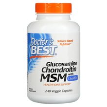 Doctor's Best, Glucosamine Chondroitin MSM with OptiMSM, 240 Capsules