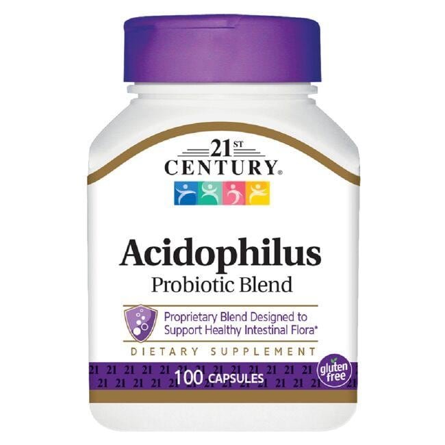 21st Century, Acidophilus Probiotic Blend, 100 Capsules