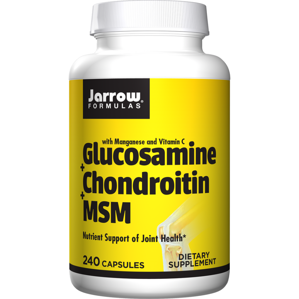 Jarrow Formulas, Glucosamine + Chondroitin + MSM, 240 Capsules