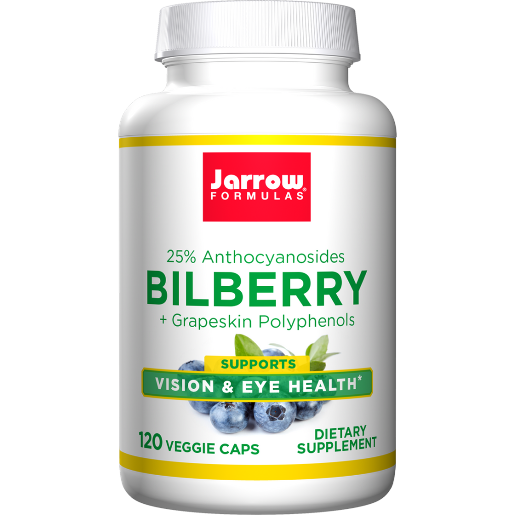 Jarrow Formulas, Bilberry + Grapeskin Polyphenols, 120 Veggie Caps