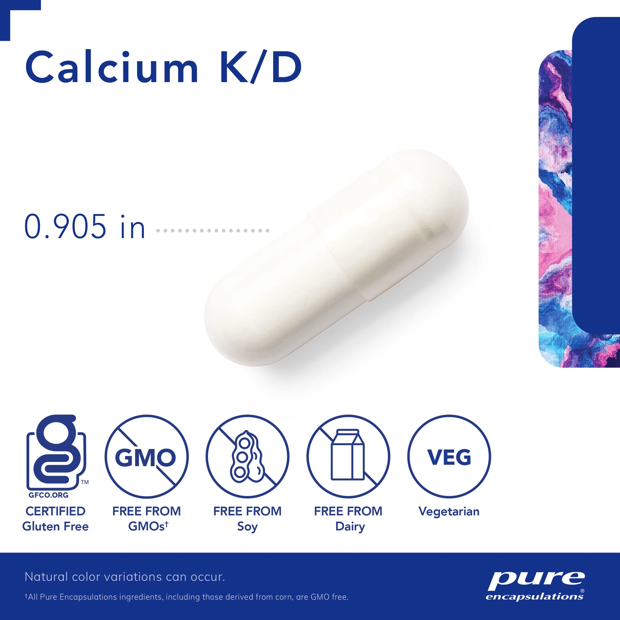 Pure encapsulations®Calcium K/D 180 Capsules - Image 3