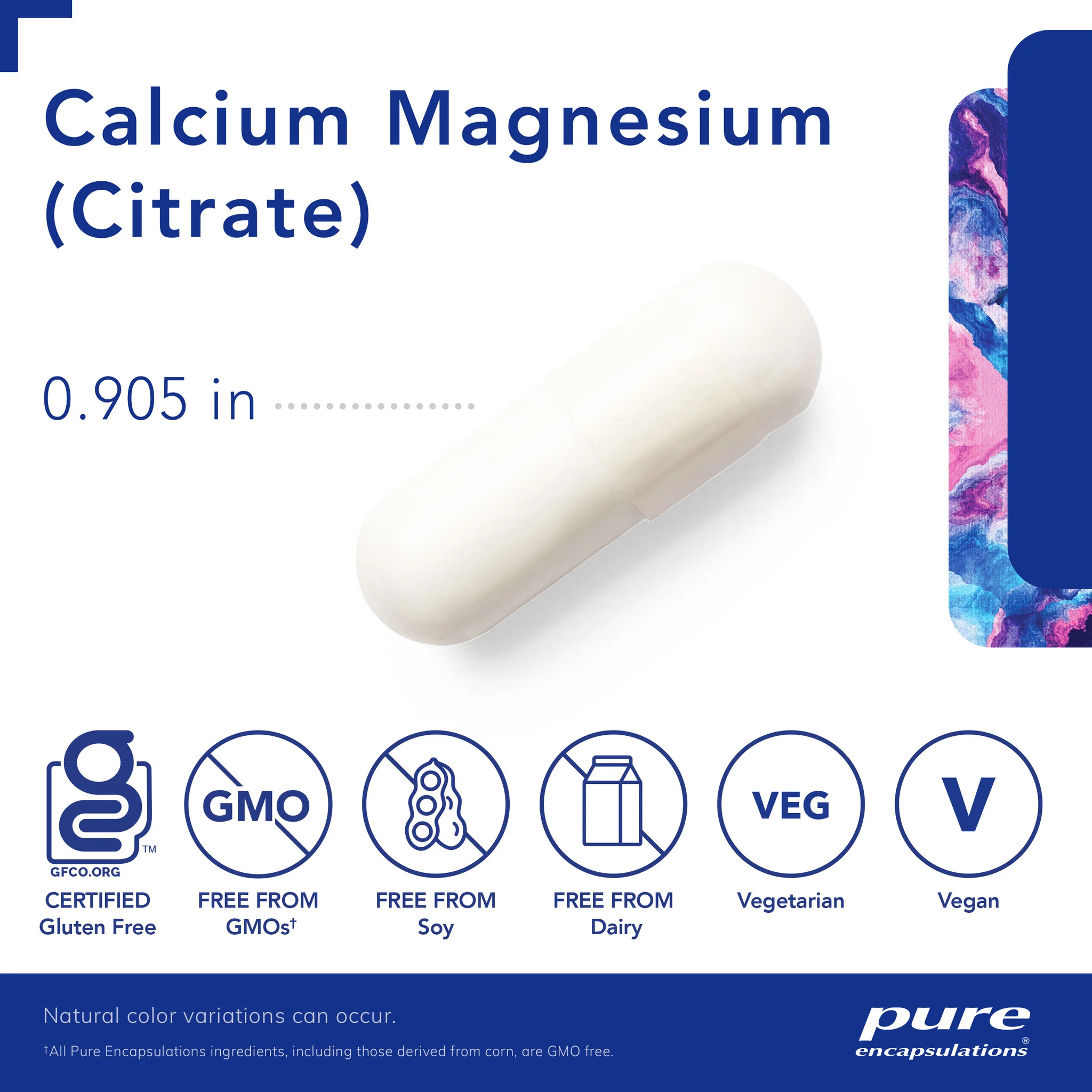 Pure encapsulations®Calcium Magnesium (citrate) - Image 3