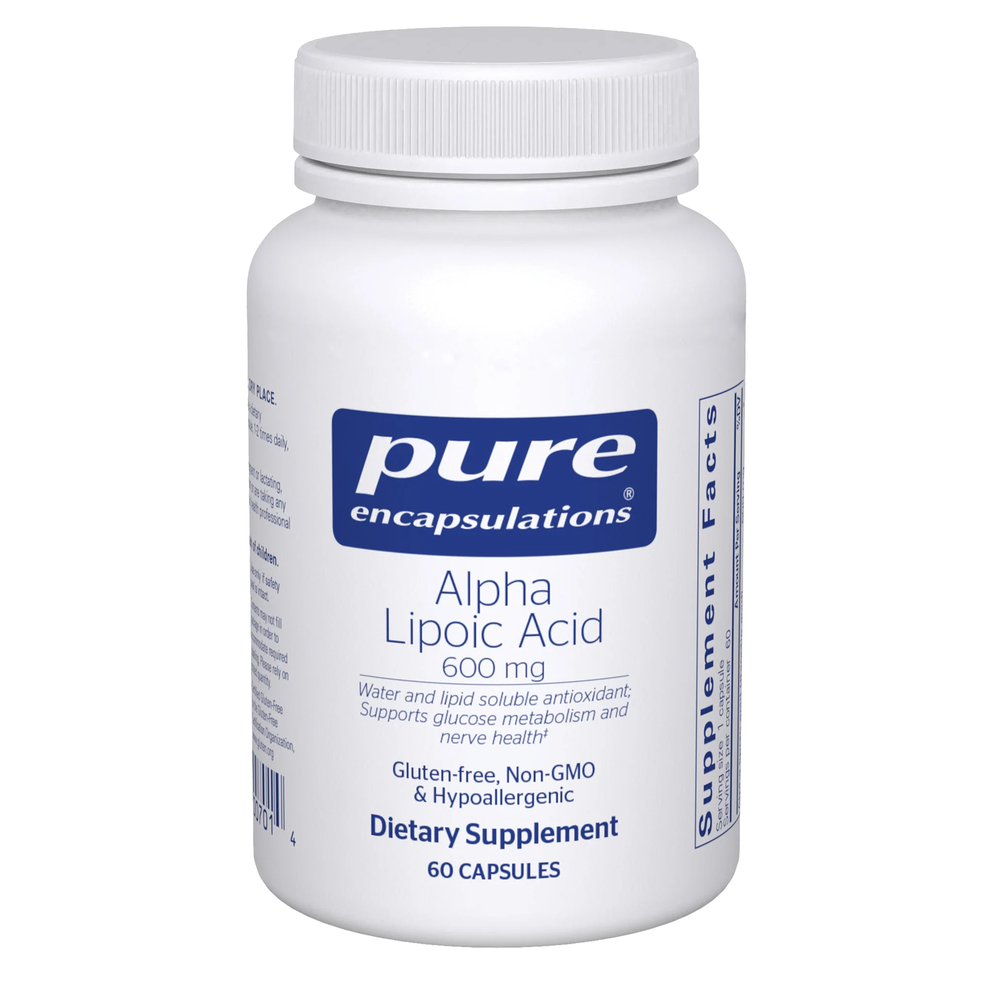 Pure encapsulations®Alpha Lipoic Acid 600 mg