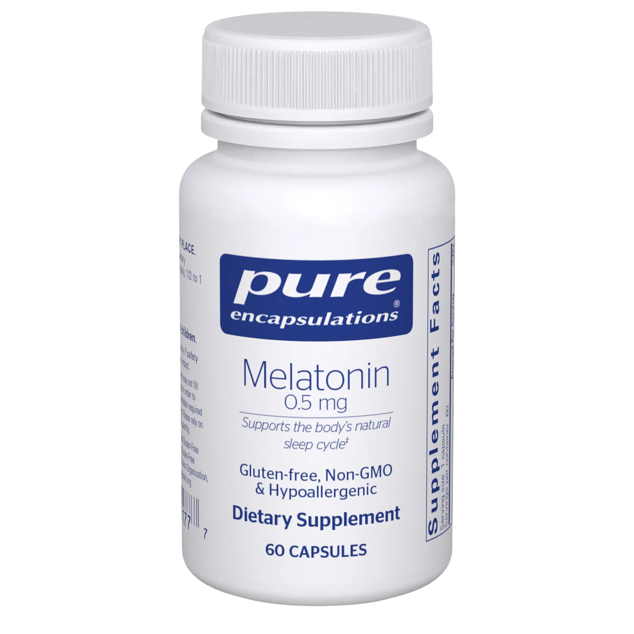 Pure encapsulations®Melatonin 0.5 mg