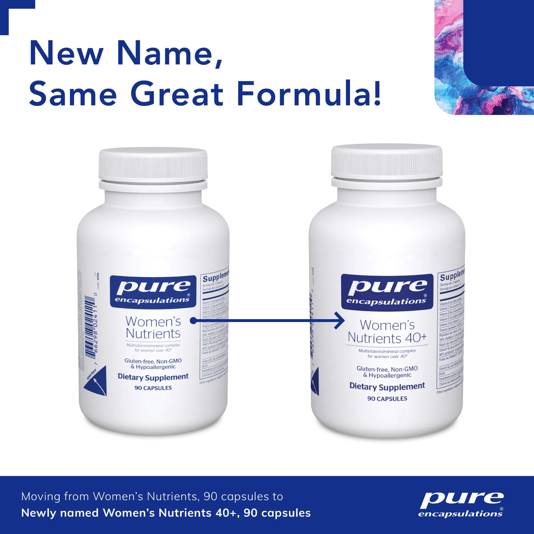 Pure encapsulations®Women's Nutrients 40+ - Image 3