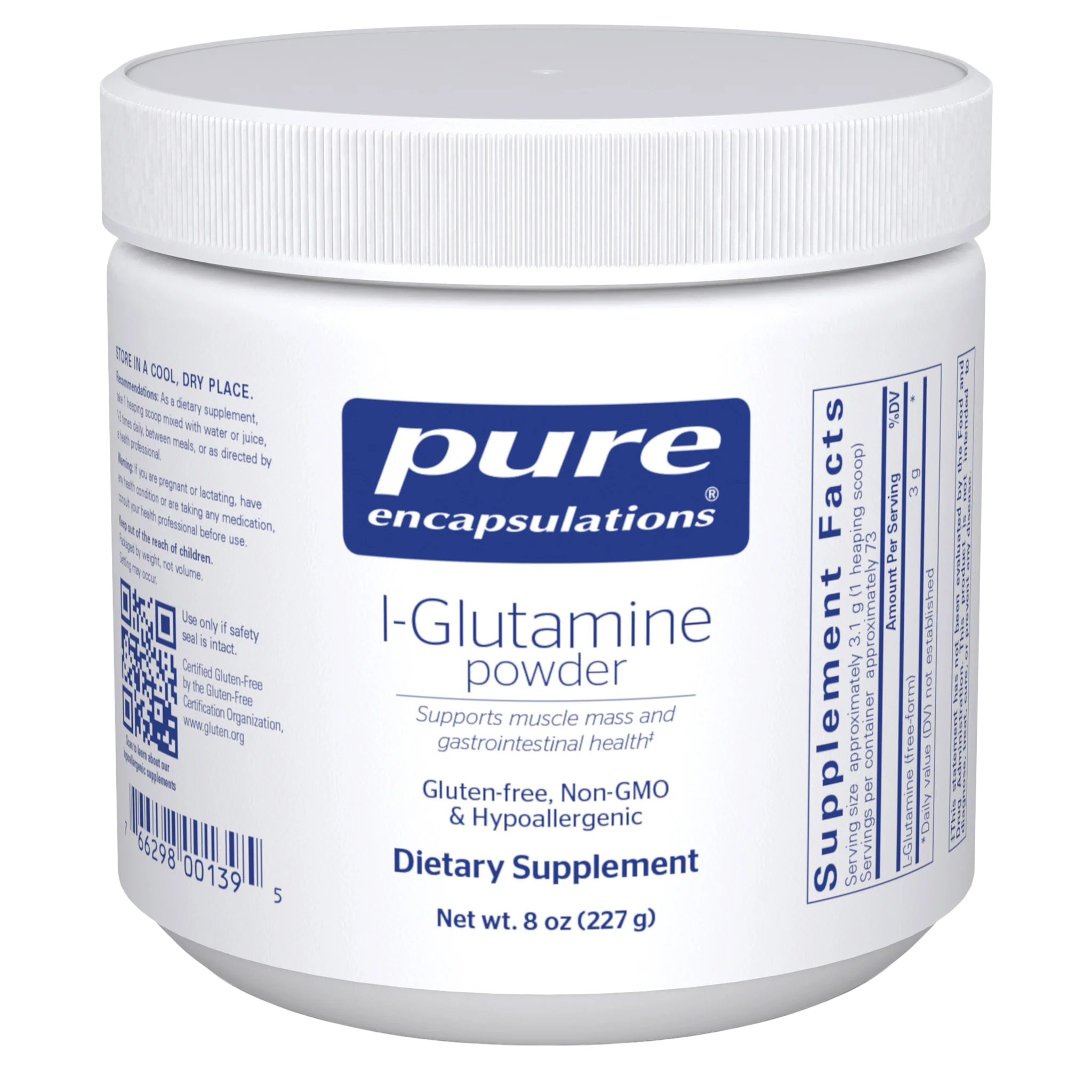 Pure encapsulations®L-Glutamine powder 8 Ounces
