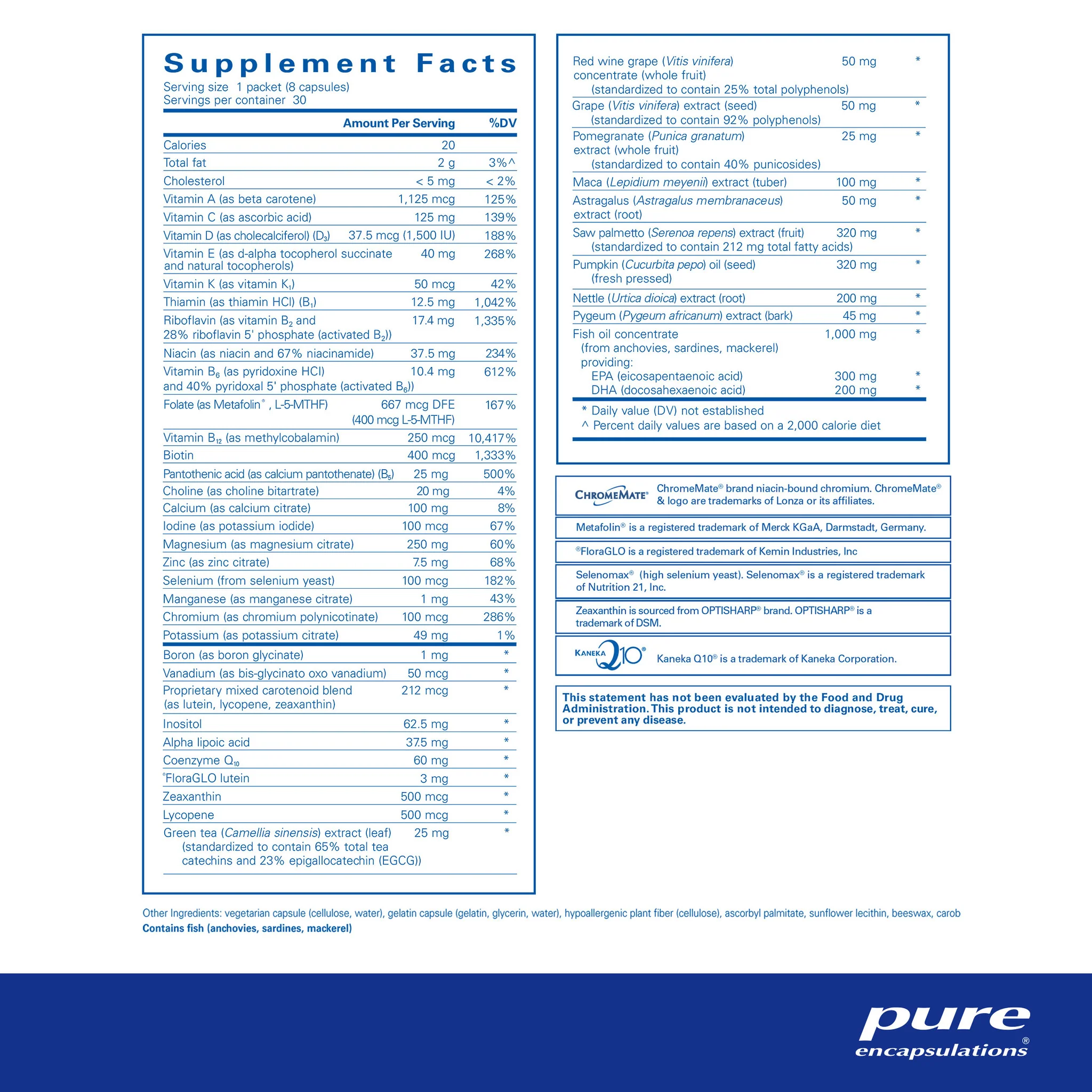 Pure encapsulations®Men's Pure Pack 30 Packets - Image 2