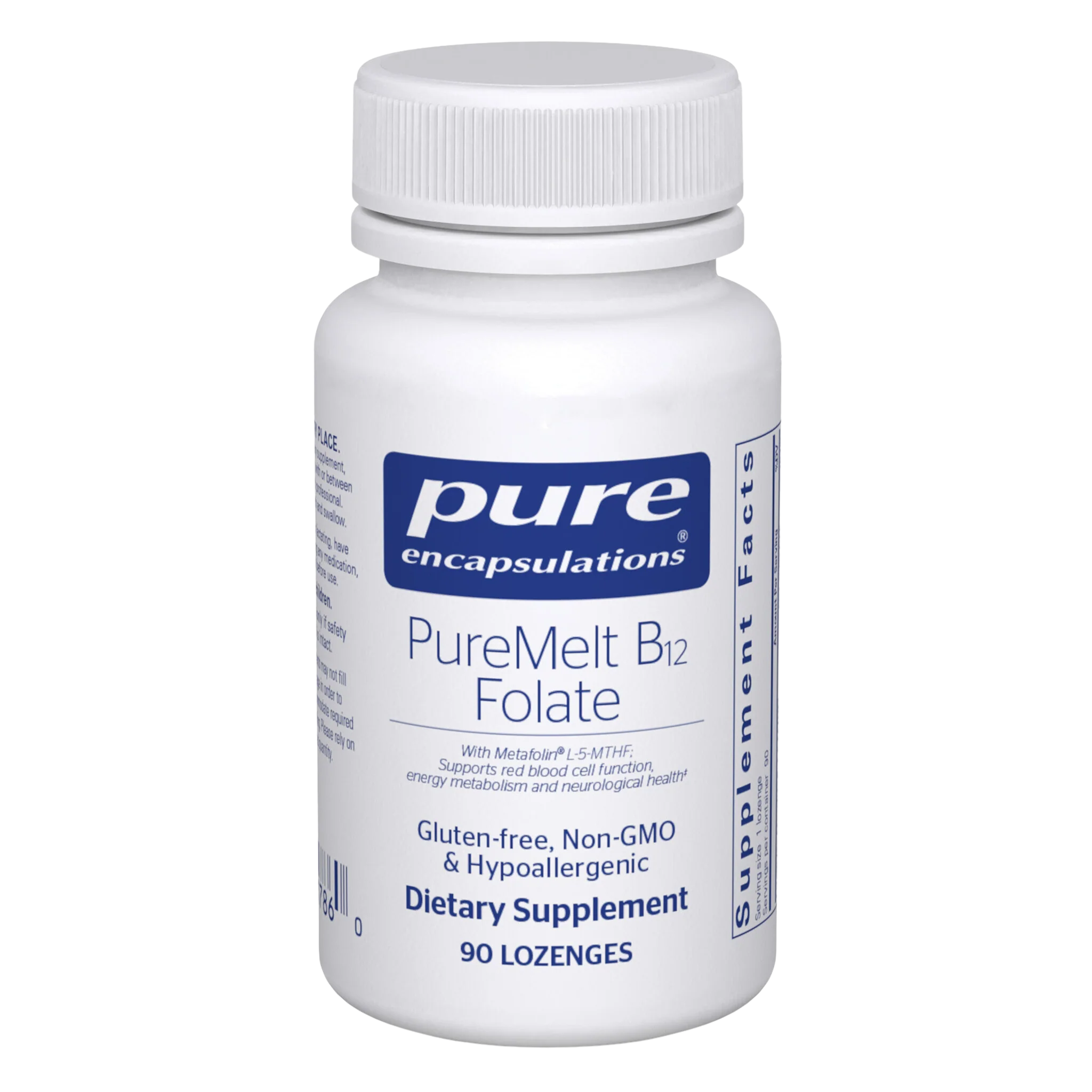Pure encapsulations®PureMelt B12 Folate 90 Lozenges