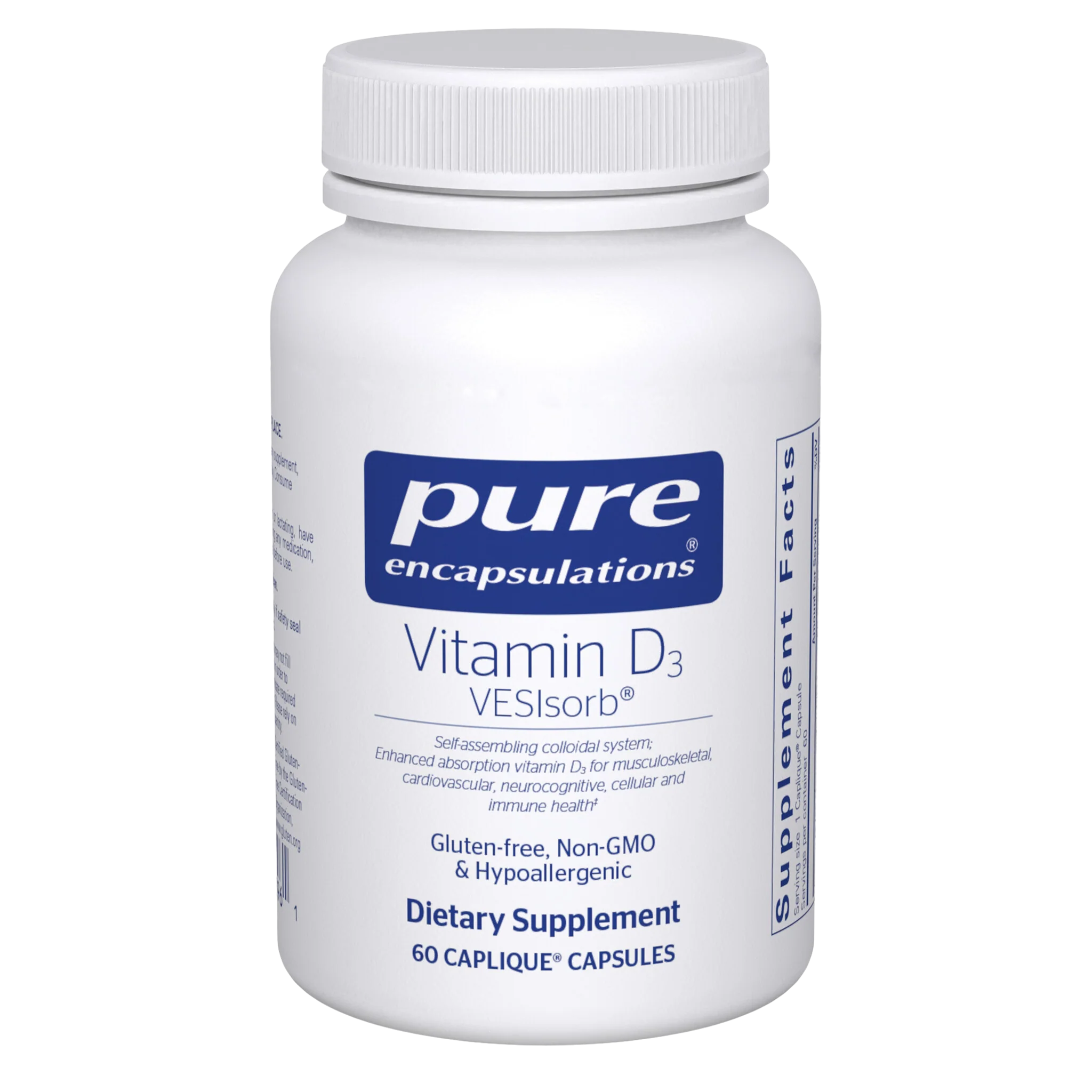 Pure encapsulations®Vitamin D3 VESIsorb® 60 Caplique Capsules