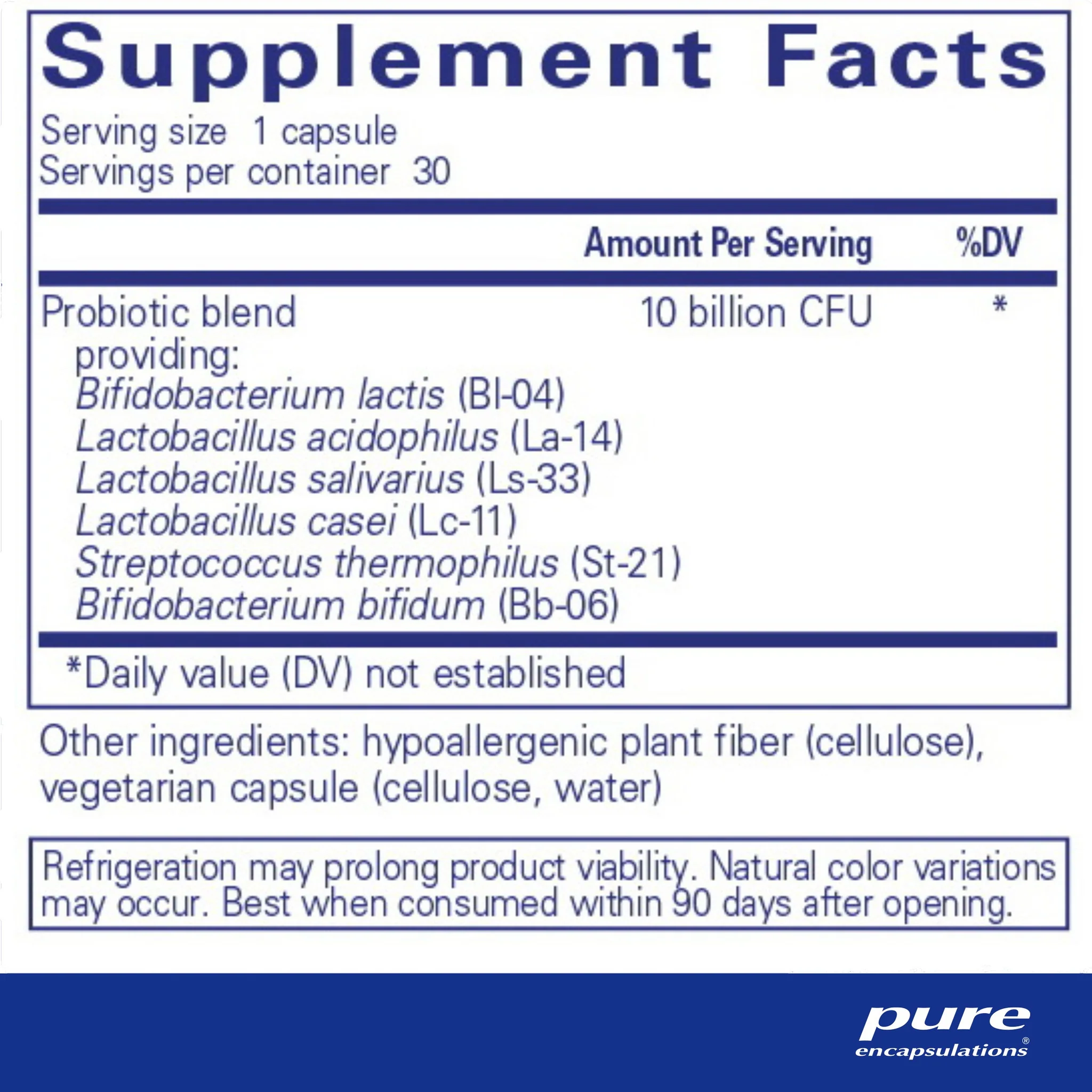 Pure encapsulations®Probiotic G.I. - Image 2