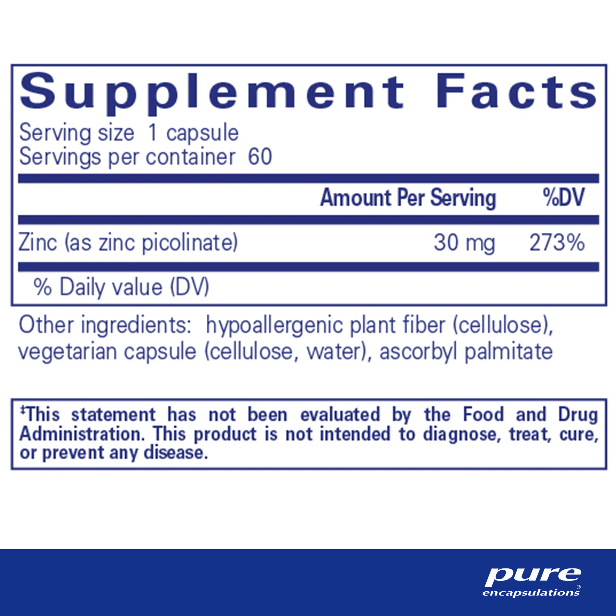 Pure encapsulations®Zinc 30 - Image 2