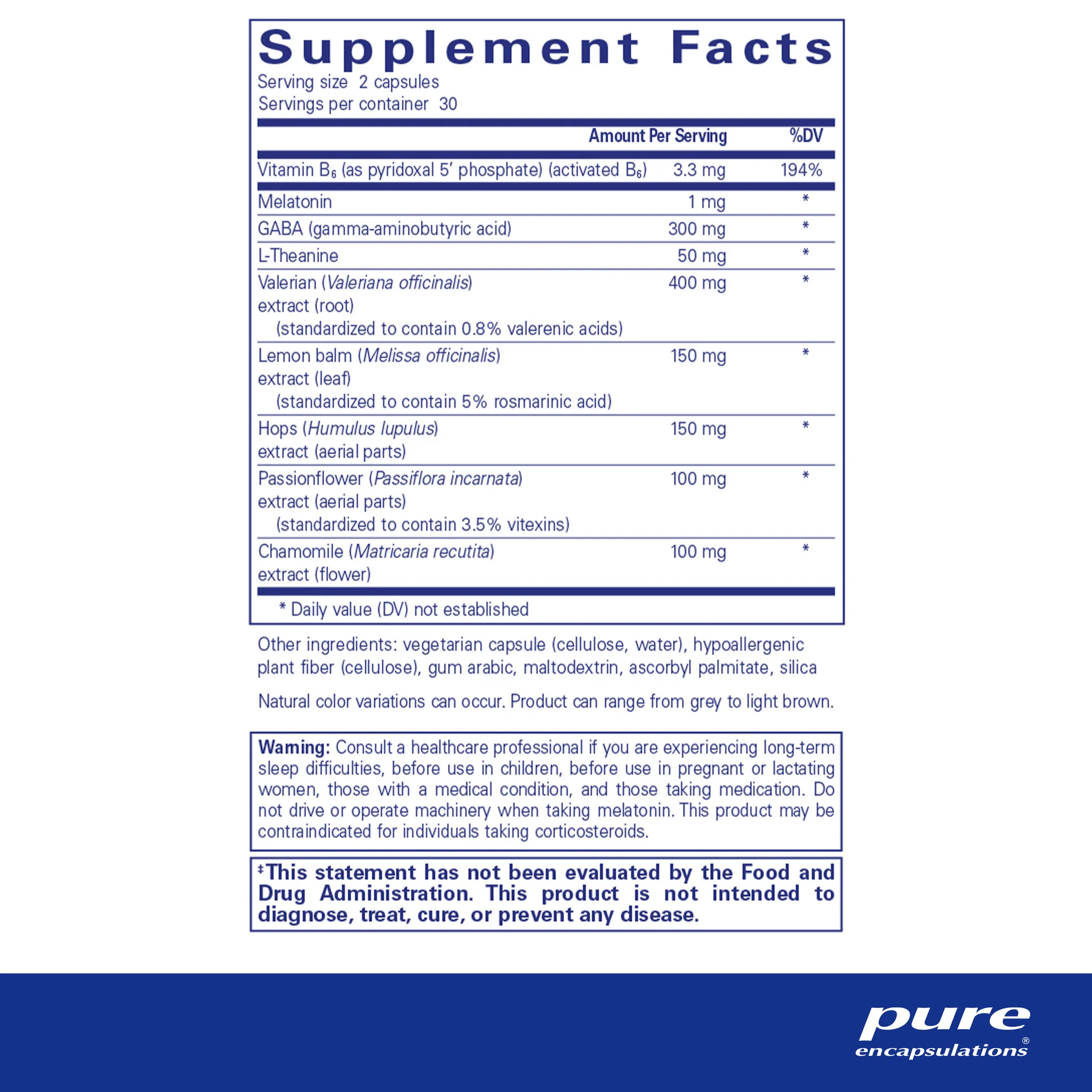 Pure encapsulations®Best-Rest Formula - Image 2