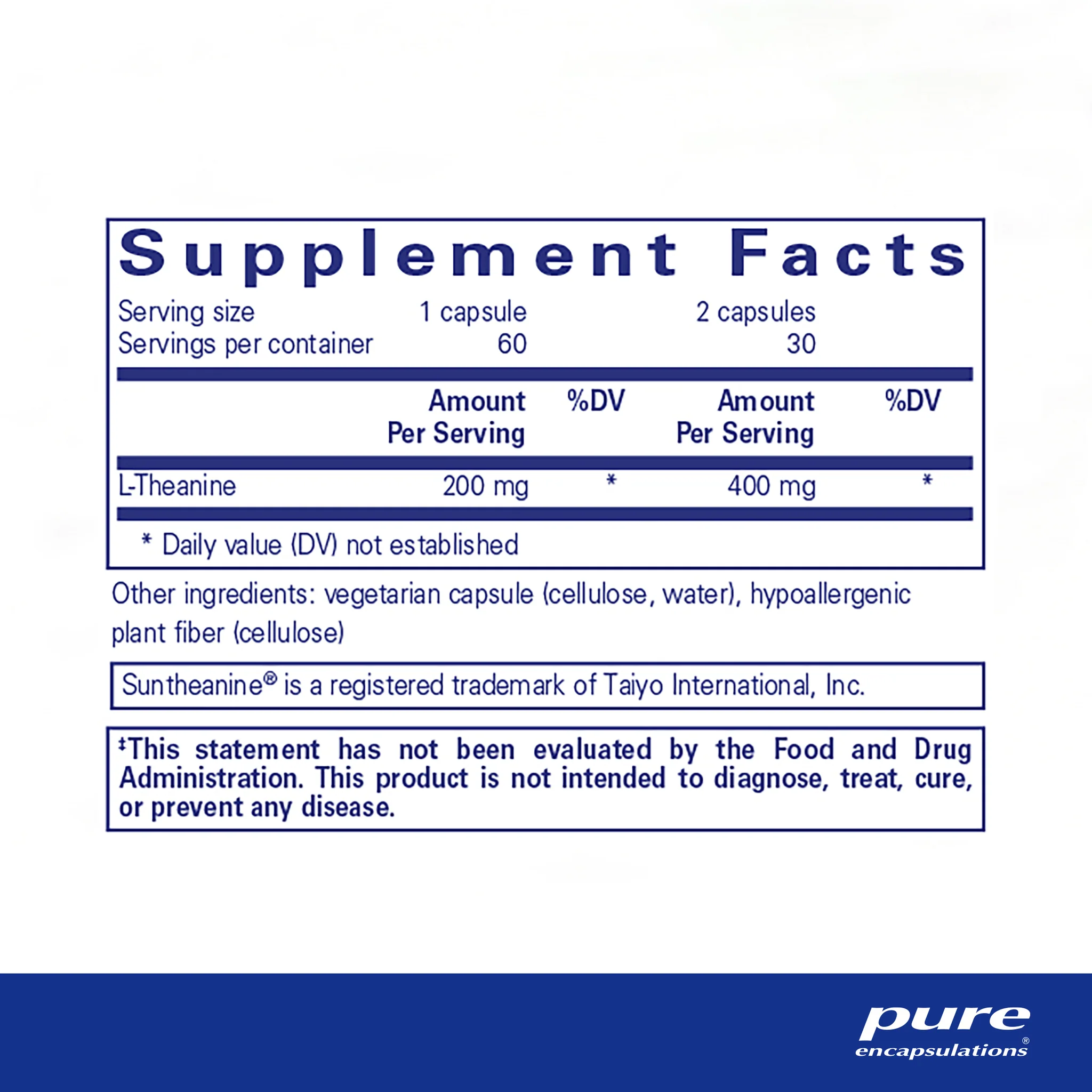 Pure encapsulations®l-Theanine - Image 2