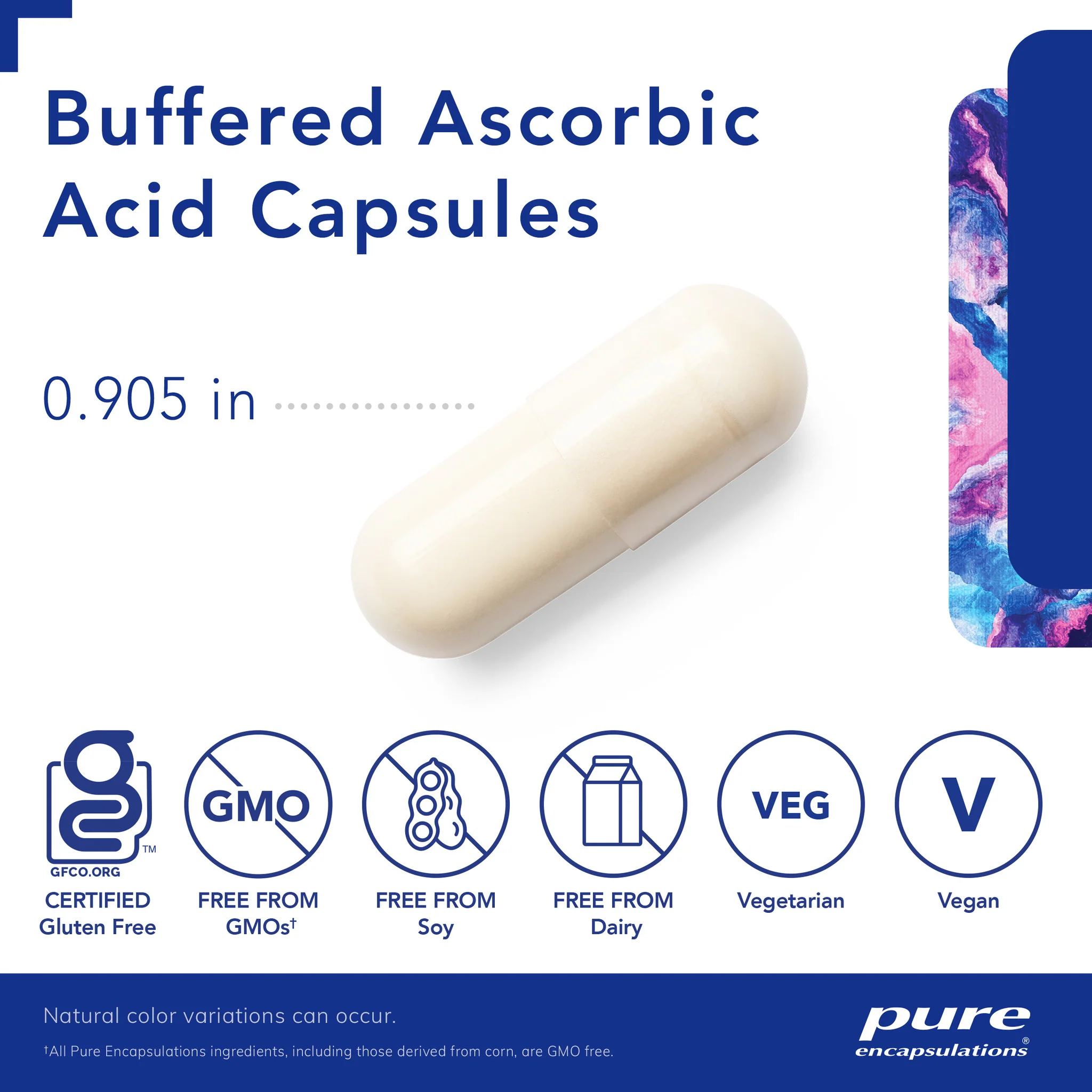 Pure encapsulations®Buffered Ascorbic Acid capsules - Image 3