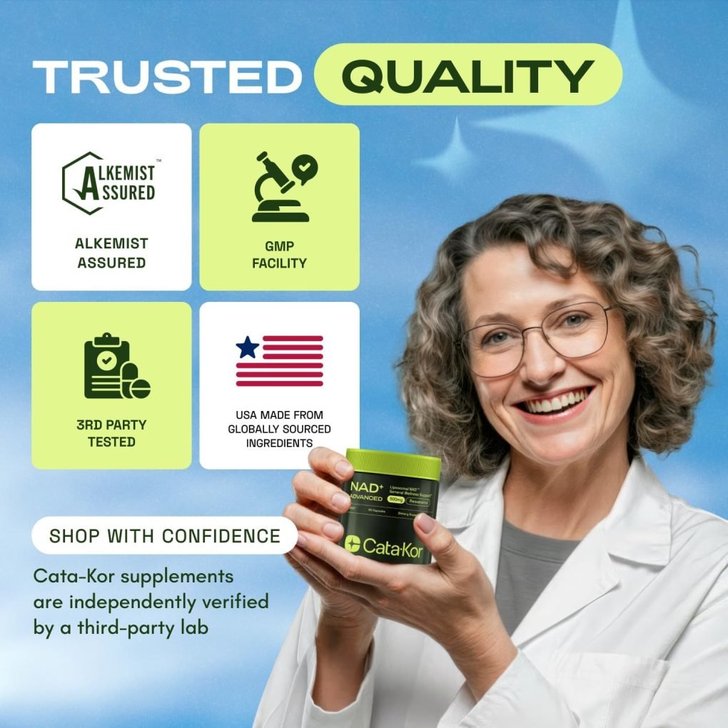 Liposomal NAD Supplement with Resveratrol – NMN Supplement Alternative – 90-Day Supply – Third-Party Tested – 180 Capsules – Advanced NAD+ Resveratrol - Pack of 3 - Image 3