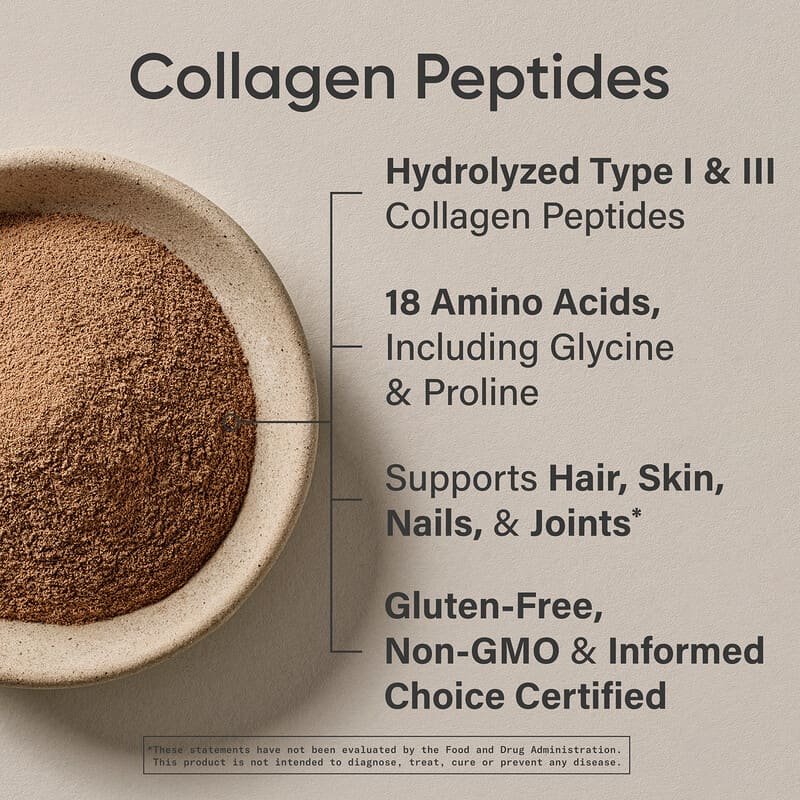 Sports Research, Collagen Peptides, Dark Chocolate, 1.41 lb (640 g) - Image 5