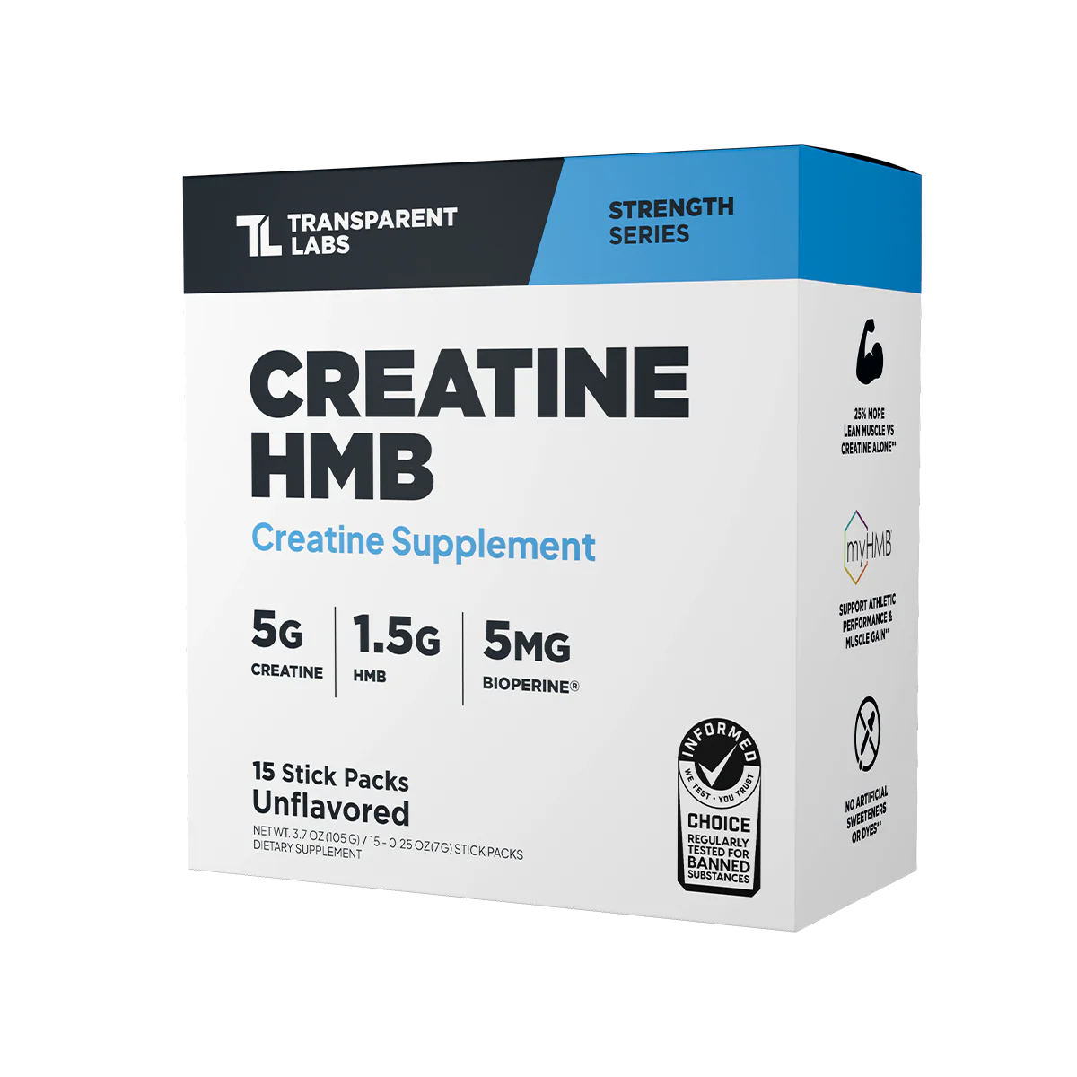 transparent labs Creatine HMB Travel Packs