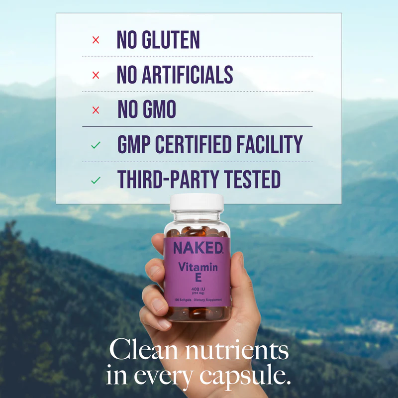Naked Nutrition Daily Vitamin E Supplement - Image 4