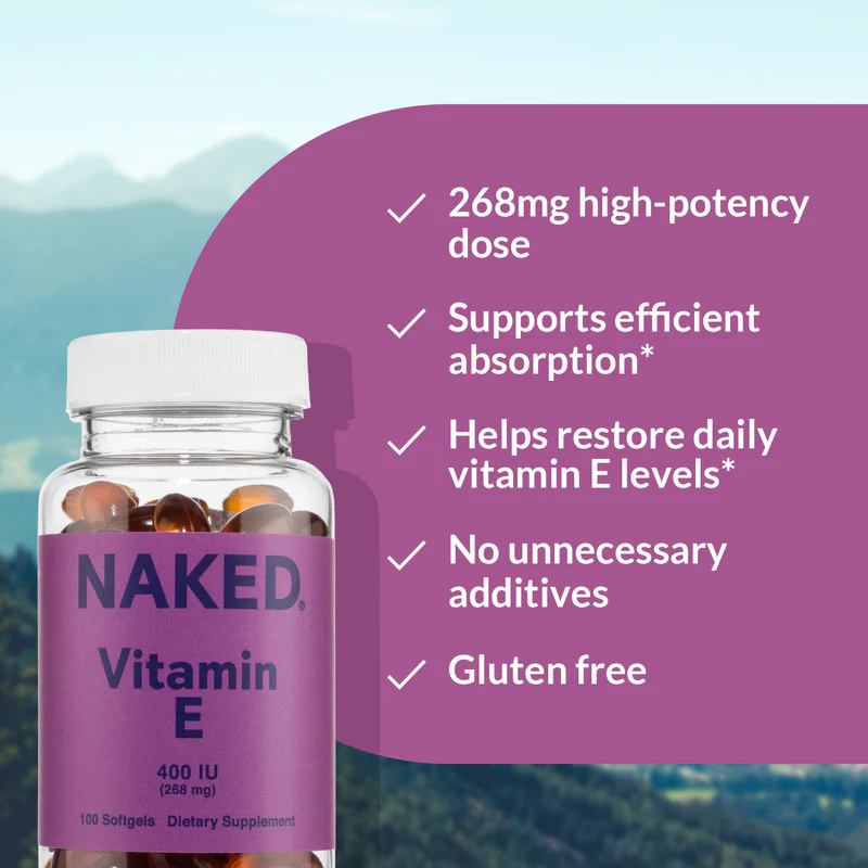 Naked Nutrition Daily Vitamin E Supplement - Image 2