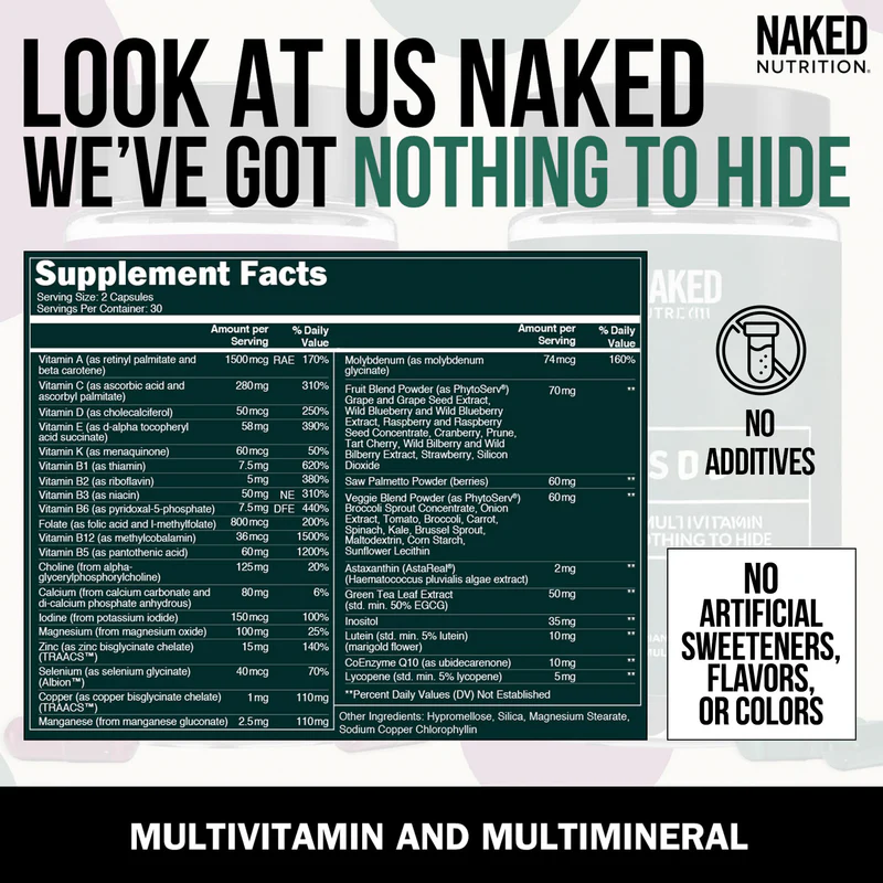 Naked Nutrition Multivitamin for Men - Image 5