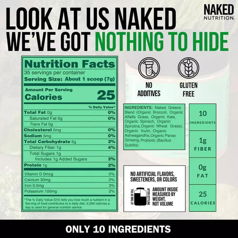 Naked Nutrition Green Superfood Powder - Image 6