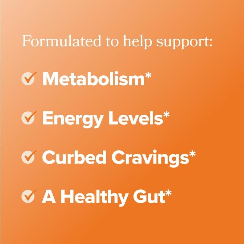 O Positiv URO Metabolism + Probiotic Support Capsules – Metabolism, Gut Health & Sustained Energy – with Chromium Picolinate, Green Coffee Bean Extract & Targeted Probiotics – 1 Month Supply – 30 Servings - Image 4