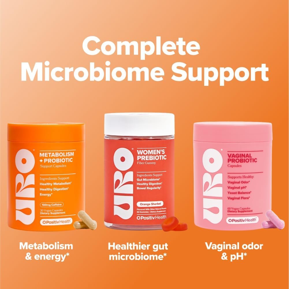 O Positiv URO Metabolism + Probiotic Support Capsules – Metabolism, Gut Health & Sustained Energy – with Chromium Picolinate, Green Coffee Bean Extract & Targeted Probiotics – 1 Month Supply – 30 Servings - Image 6