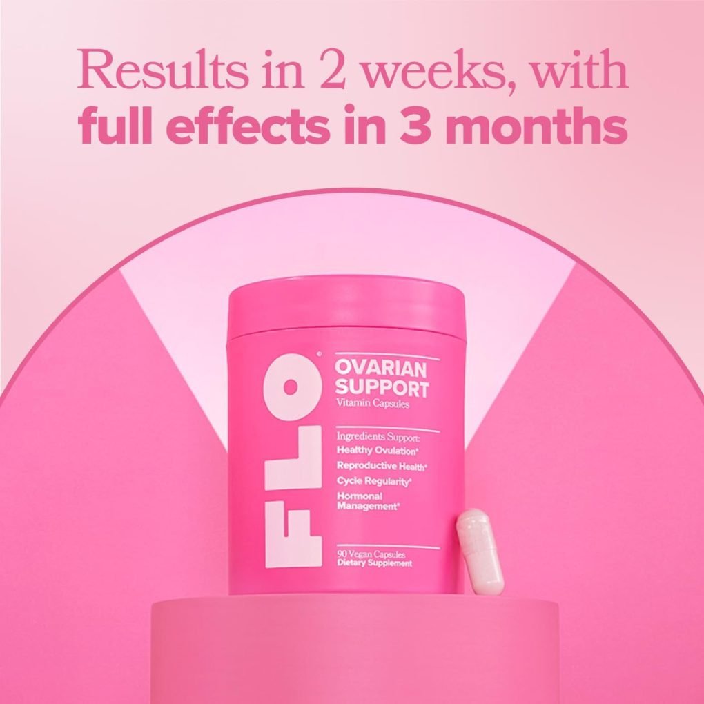 O Positiv FLO Ovarian Health Support - Hormone Balance for Women, Supplement with DIM, Myo & D-Chiro Inositol, Folic Acid - Supports Healthy Ovulation, Cycle Regularity - 30 Servings - Image 7