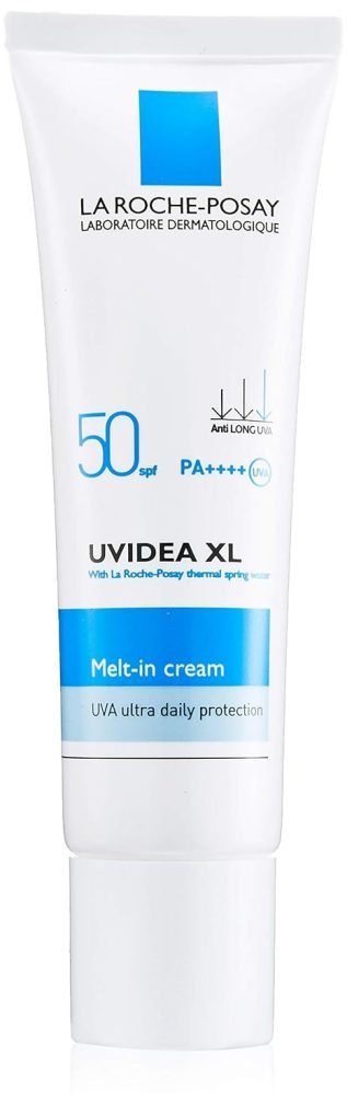 La Roche-Posay (Raroshue Pose) ?For sensitive skin * Sun burn prevention · make-up base? UV idea XL SPF 50 / PA ++++ 30 mL