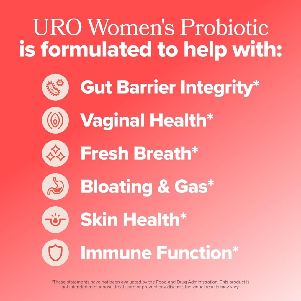 O Positiv URO Women’s Probiotic – All-in-one Probiotic for Women - Vaginal, Gut, Skin, and Oral Microbiome Health – 20B+ CFUs, Licorice Root, Dandelion – Non-GMO, Vegan, Gluten-Free – 30 Capsules - Image 8