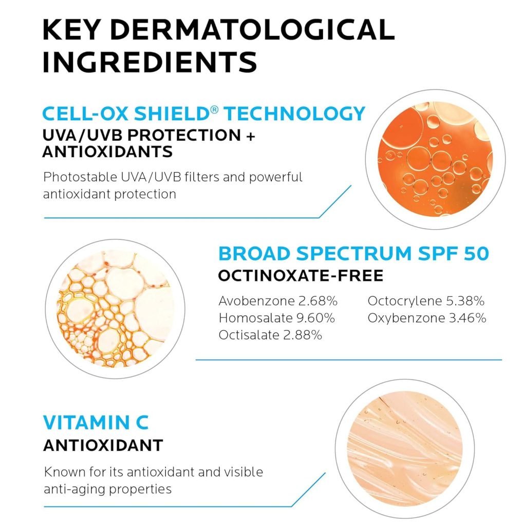 La Roche Posay Anthelios Antioxidant Serum with Sunscreen SPF 50 - 0.15 Pounds Serum - Image 4