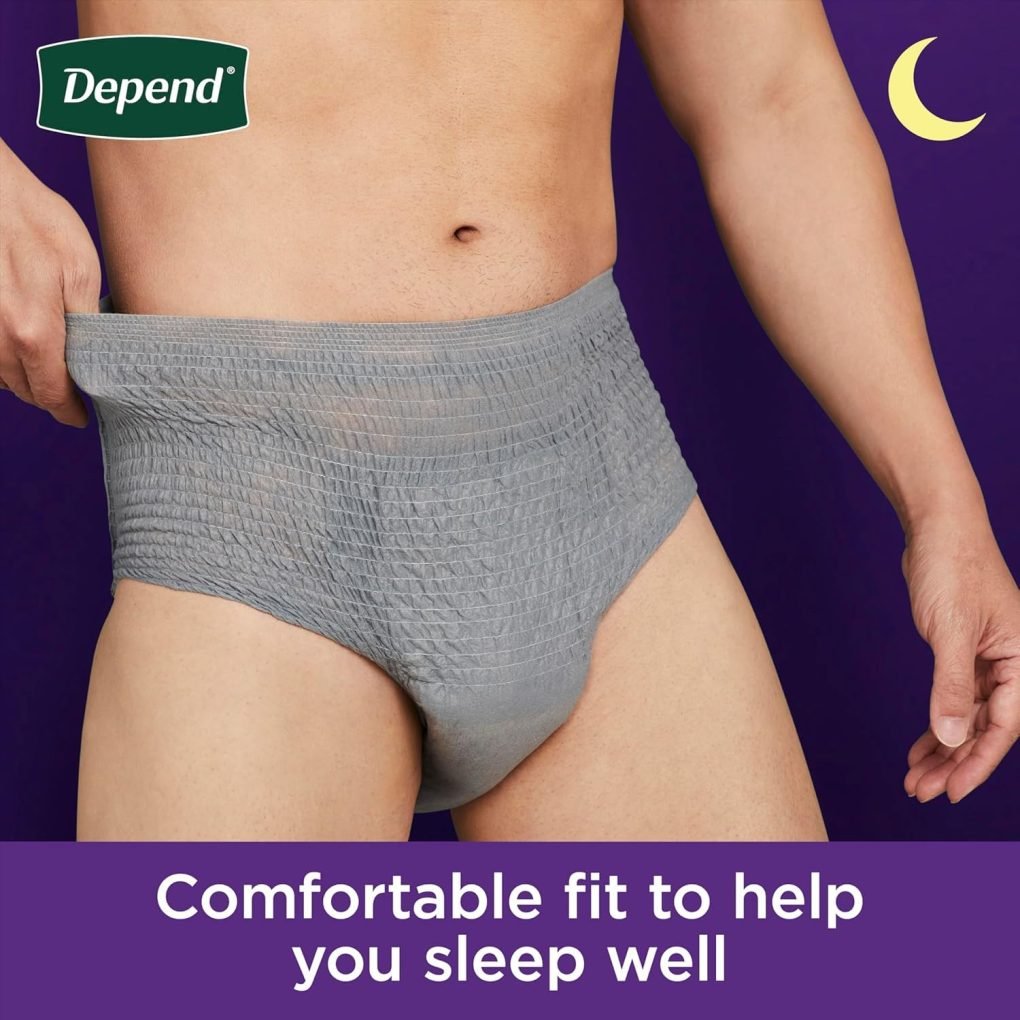 Dependsmen Depends Mens Overnight Underwear Large - Image 5
