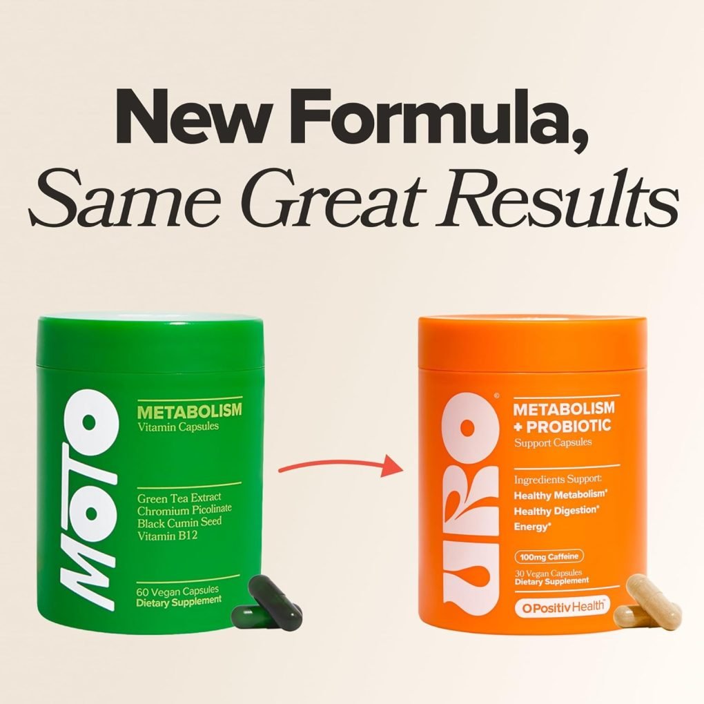 O Positiv URO Metabolism + Probiotic Support Capsules – Metabolism, Gut Health & Sustained Energy – with Chromium Picolinate, Green Coffee Bean Extract & Targeted Probiotics – 1 Month Supply – 30 Servings - Image 8