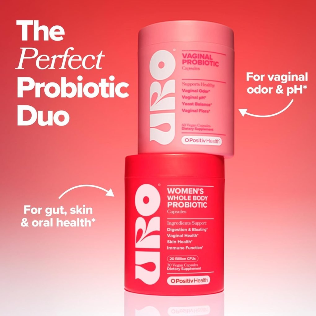 O Positiv URO Women’s Probiotic – All-in-one Probiotic for Women - Vaginal, Gut, Skin, and Oral Microbiome Health – 20B+ CFUs, Licorice Root, Dandelion – Non-GMO, Vegan, Gluten-Free – 30 Capsules - Image 2