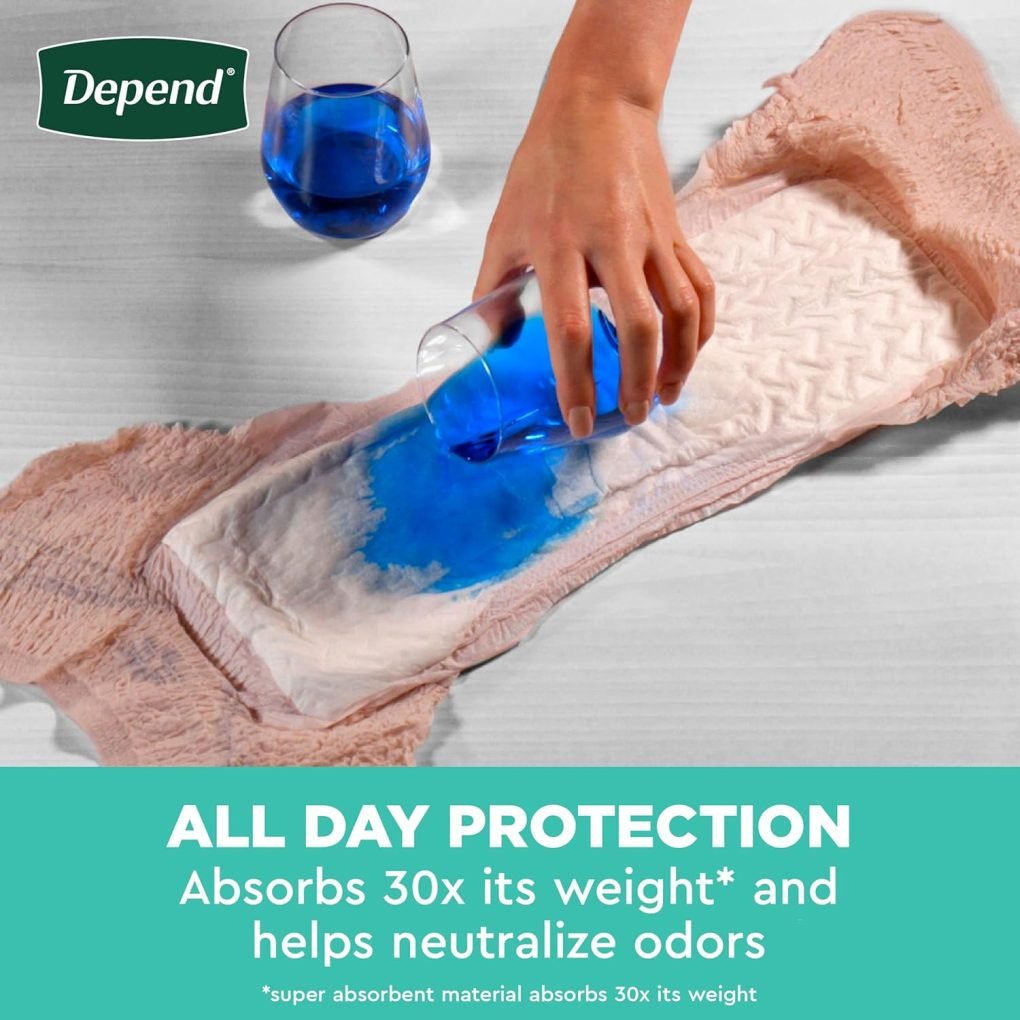 Depend Fresh Protection Adult Incontinence Underwear for Women (Formerly Depend Fit-Flex), Disposable, Maximum, Extra-Extra-Large, Blush, 44 Count, Packaging May Vary - Image 7
