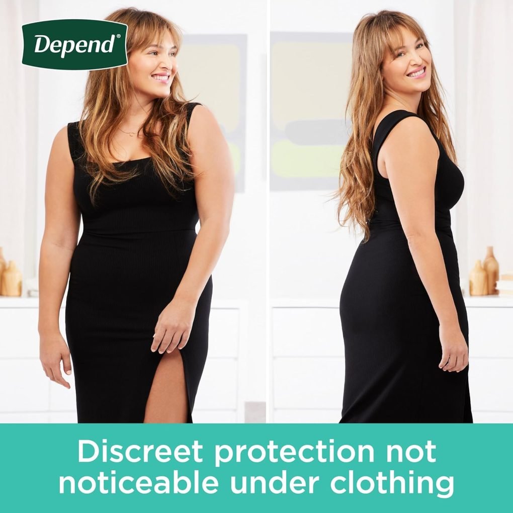 Depend Small, 19: Fit-Flex Incontinence Underwear For Women, Maximum Absorbency, S, Tan, 19 Count (Packaging May Vary) - Image 4