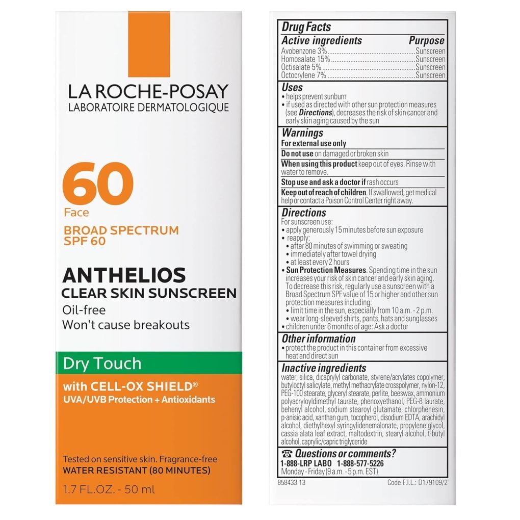 La Roche-Posay SPF 60-0.15 Pounds Sunscreen Cream For Oily Skin, 50ml - Image 6